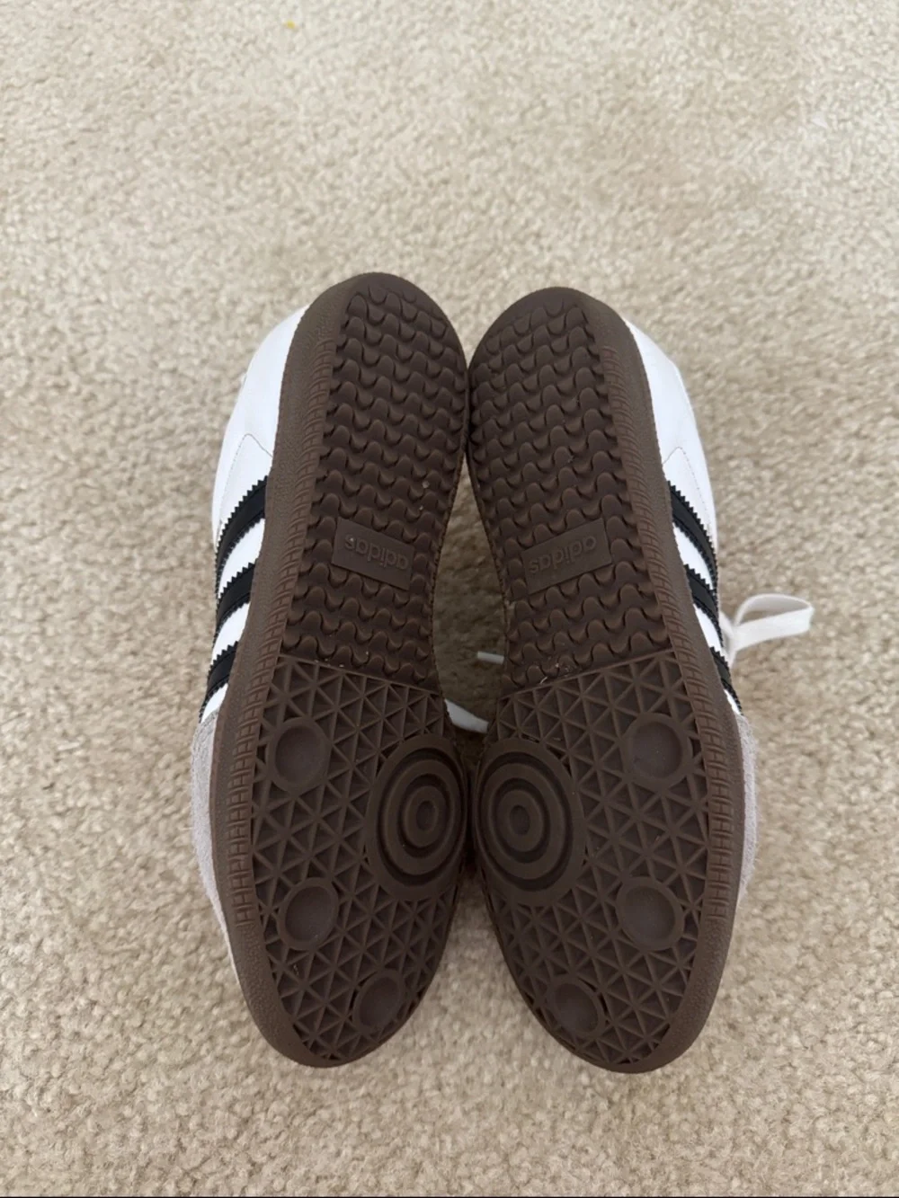 adidas White, Black and Gray Retro Trainer Sneakers - Picture 2 of 2